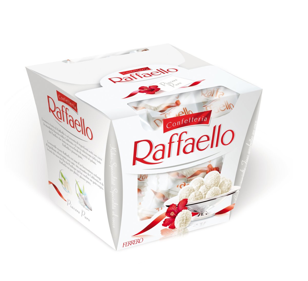 Конфеты Raffaello с цельным миндальным орехом в кокосовой обсыпке, 500г