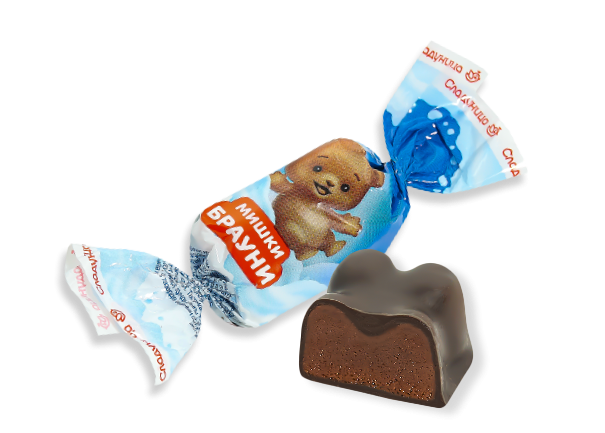 Конфеты мишки Брауни Сладуница