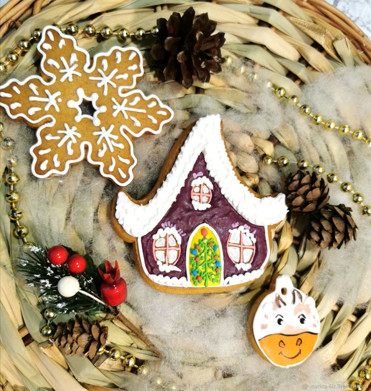Пряники расписные новогодние