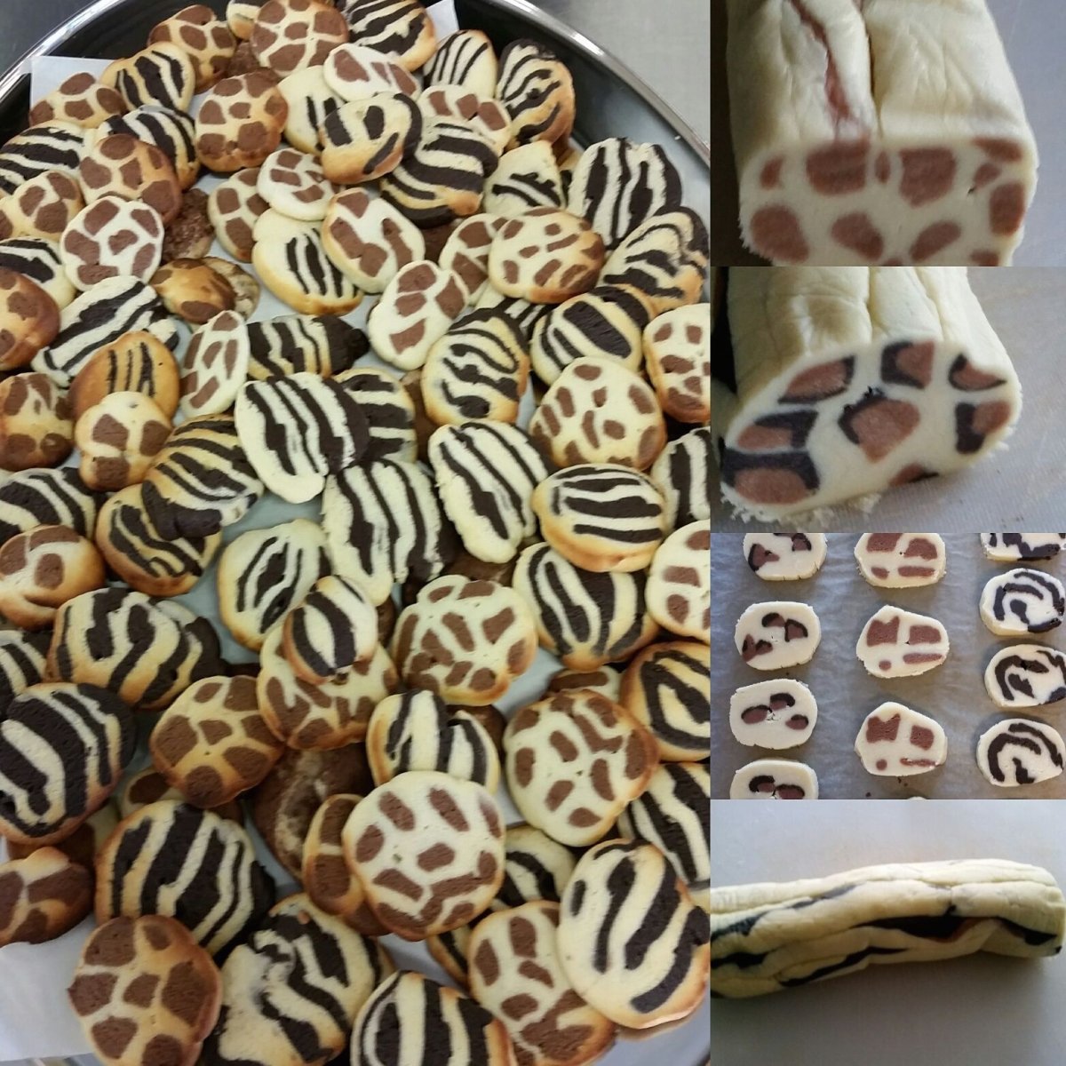Пряник с зеброй печать