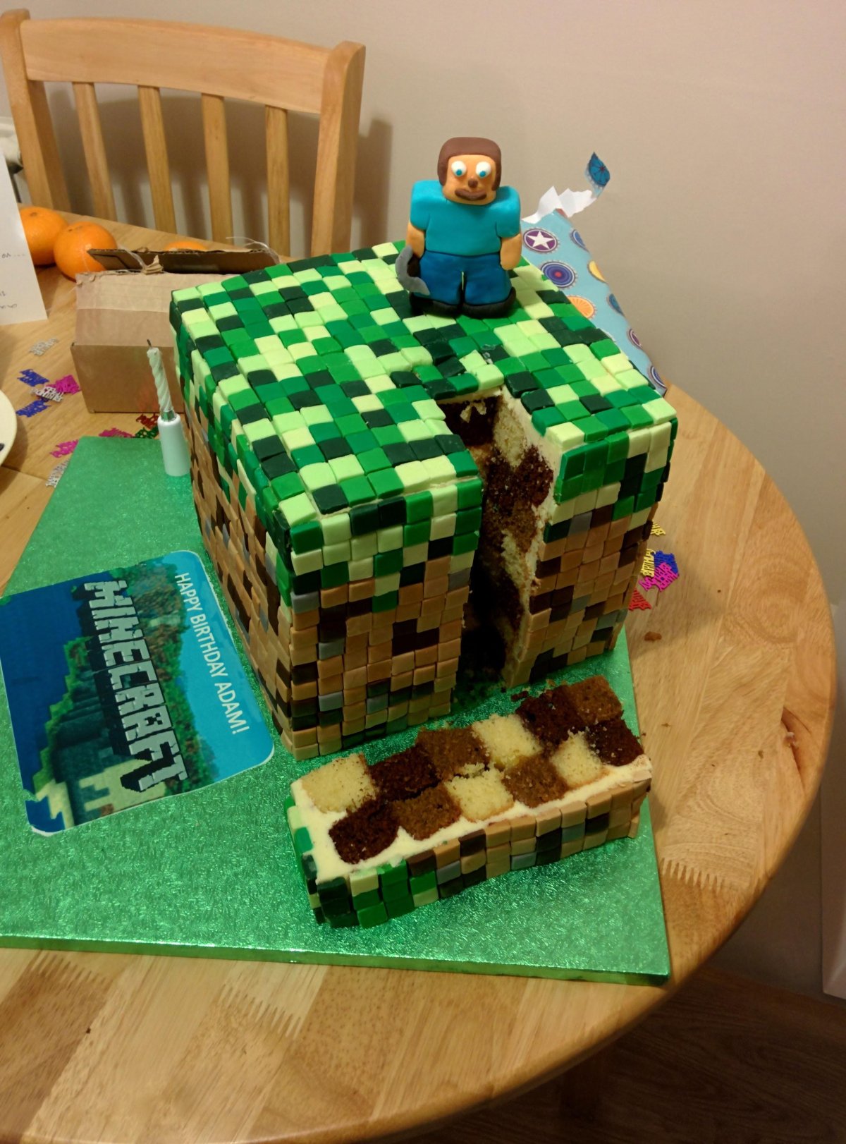 Minecraft торт крафт