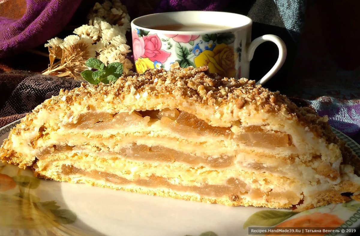 Баварский яблочный торт нереально вкусный
