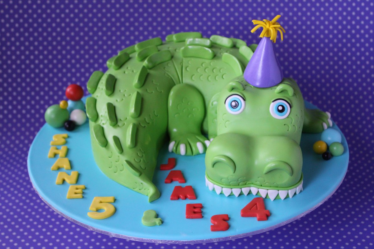 Торт крокодил