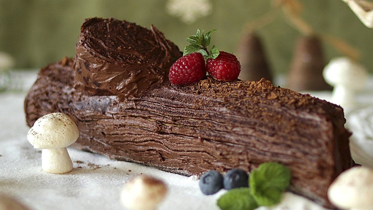 Рождественское полено Буш де Ноэль (Buche de noel)