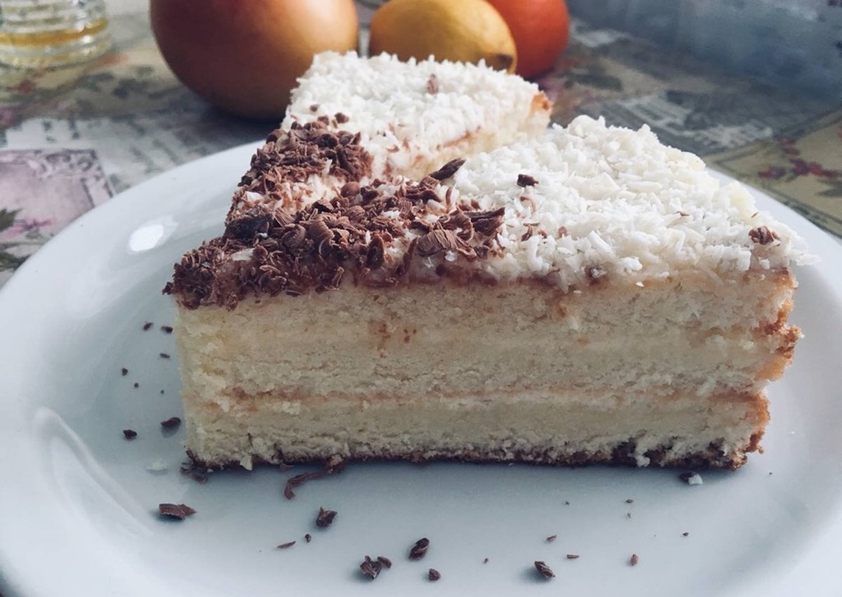 Вкусный сметанный тортик