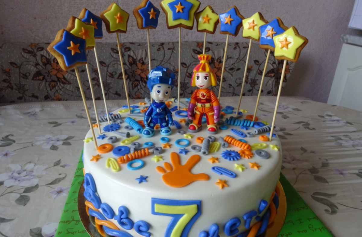 Торт с Фиксиками для мальчика 6 лет