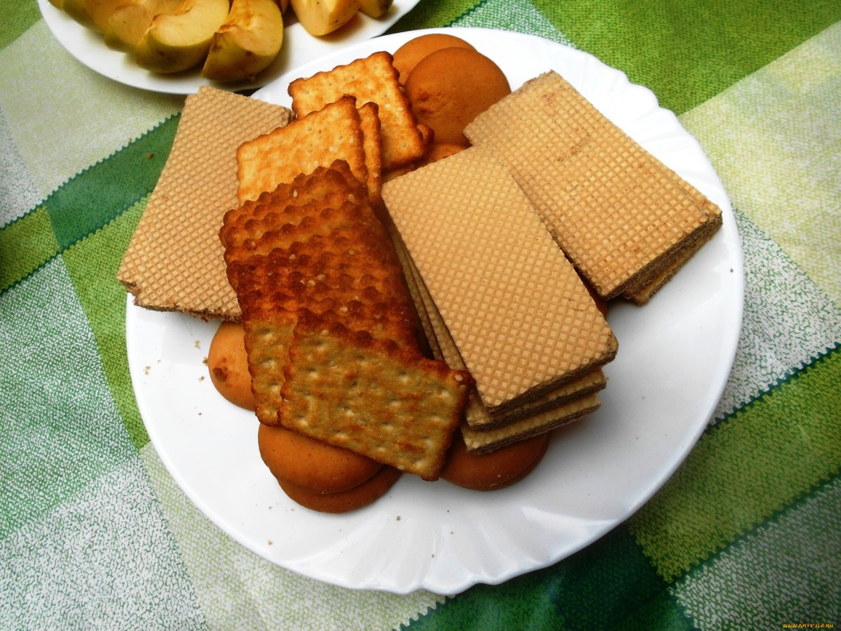 Печенье вафли пряники