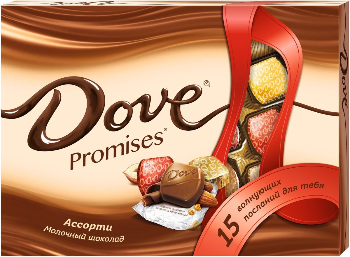 Шоколадные конфеты dove Promises десертное ассорти 118г