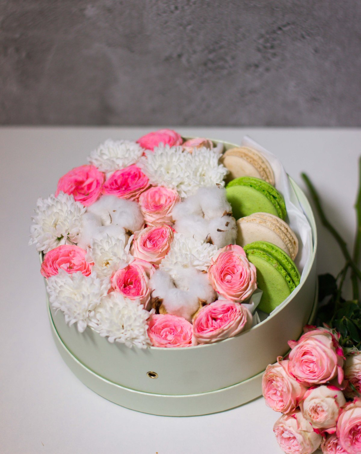 Коробки с цветами