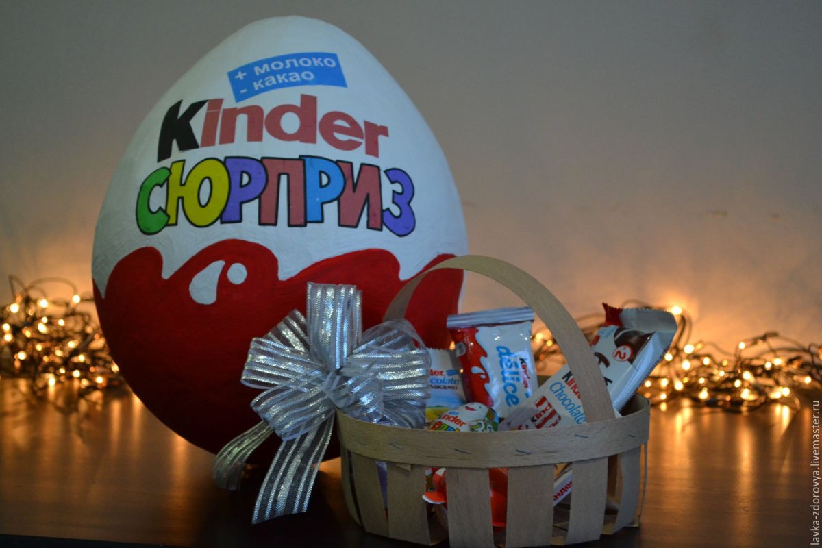 Размер киндера 220 г