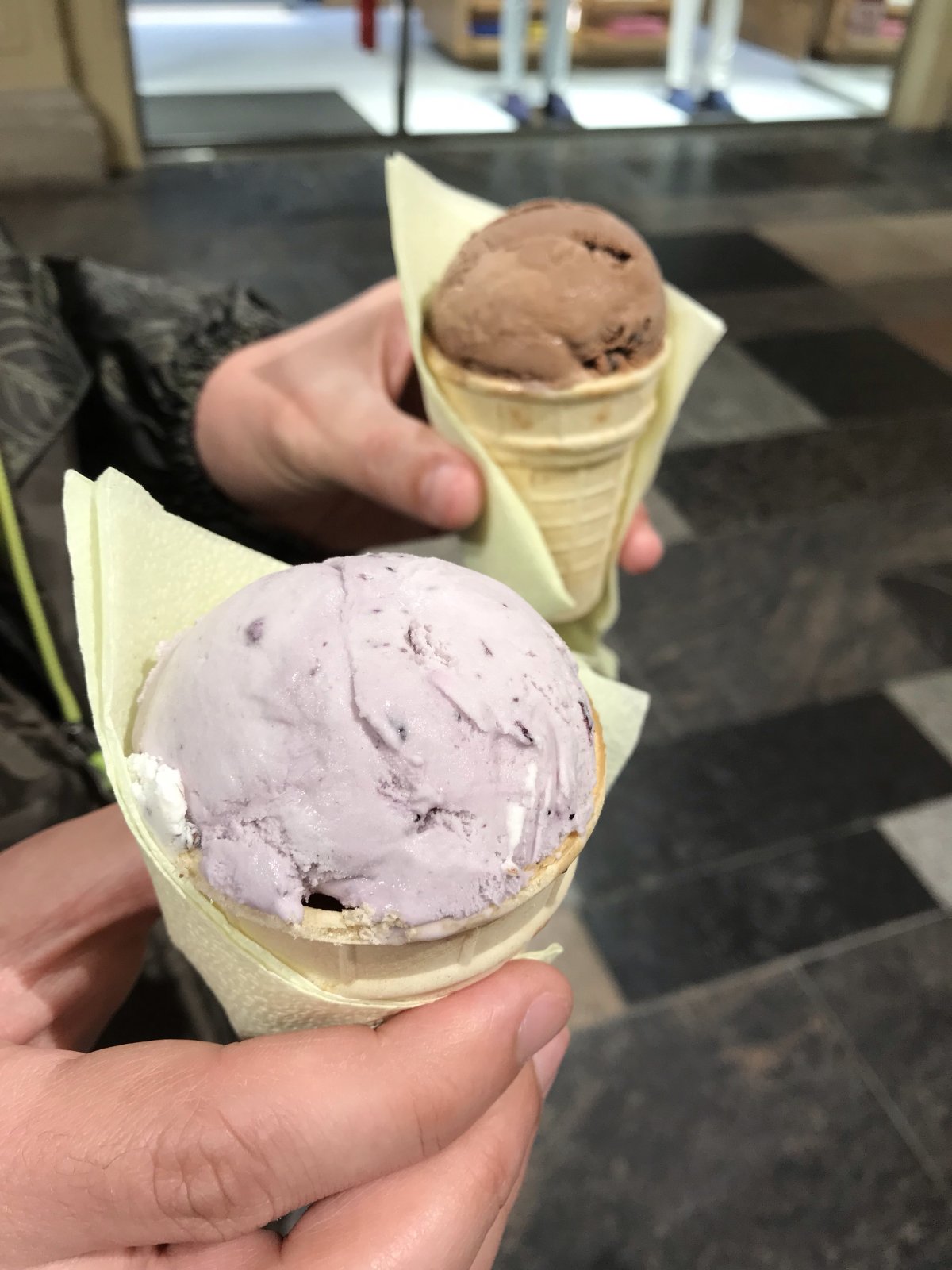 Мороженое на красной площади в ГУМЕ