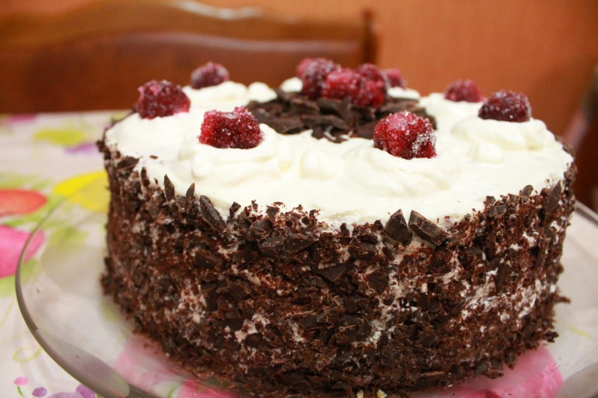 Шварцвальдский вишневый торт Schwarzwälder Kirschtorte