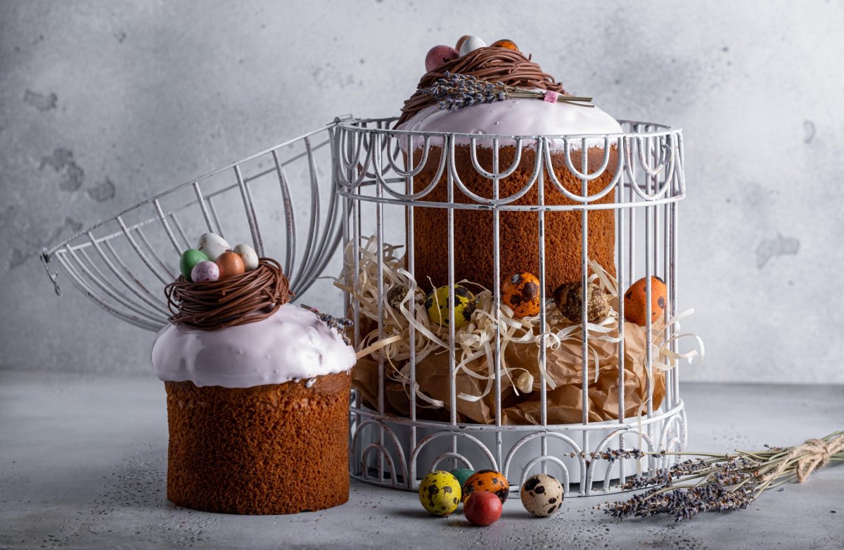 Фисташковый кулич