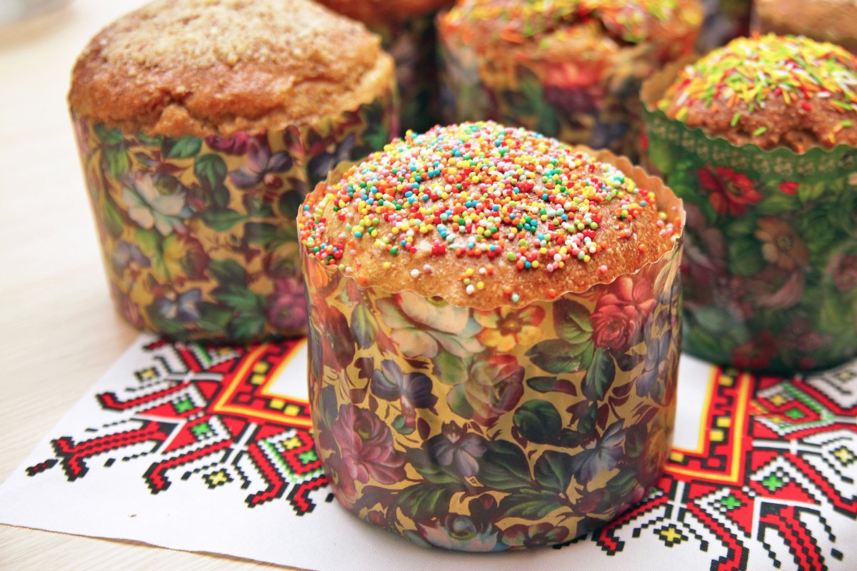 Пасхальный кулич из творога