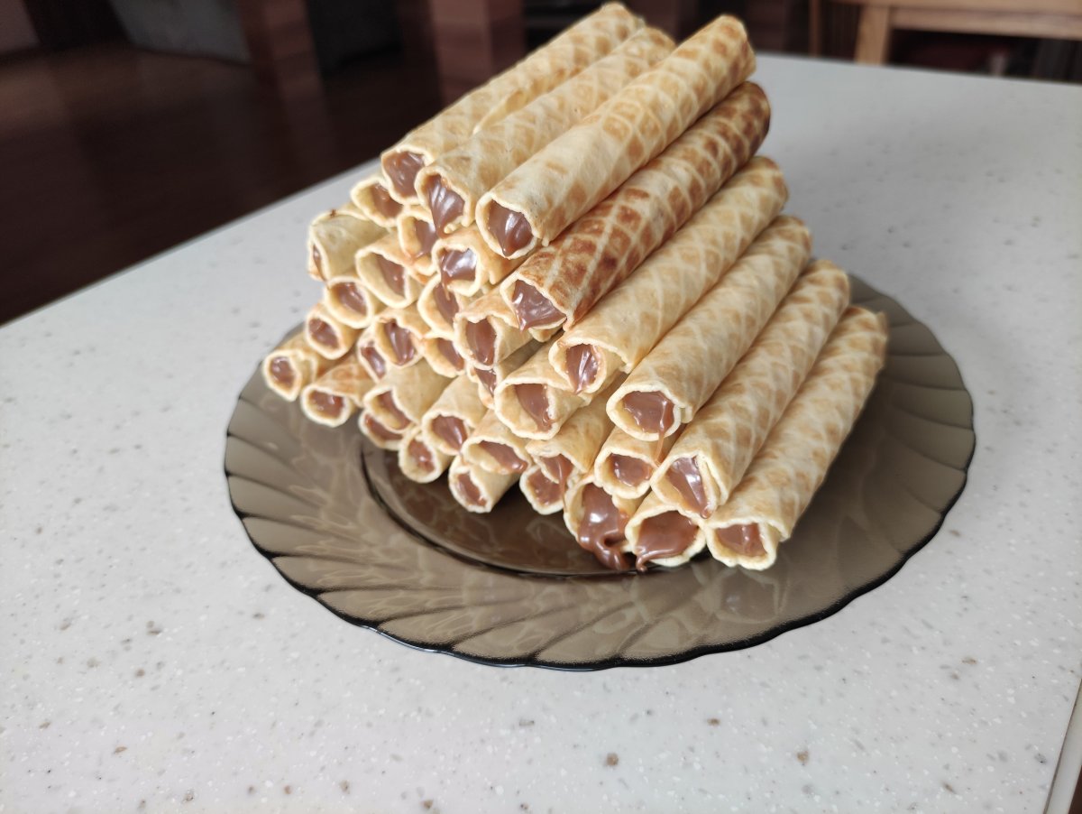 Вафли с зефиром