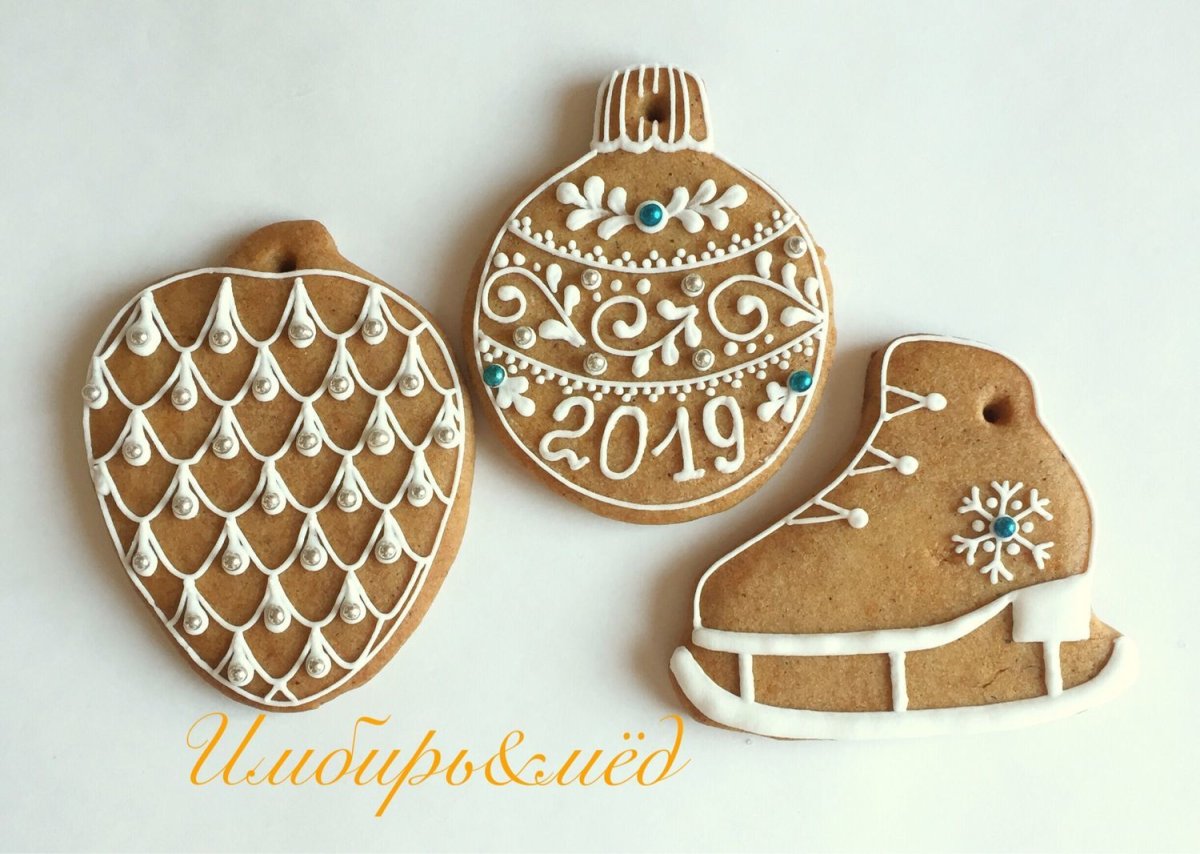 Пряники с зимней тематикой