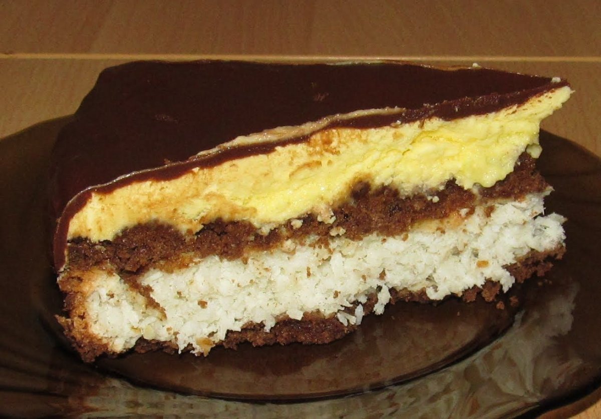 Маленький торт Баунти