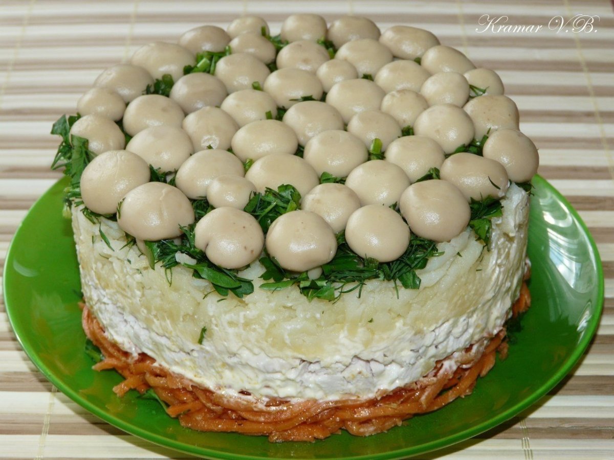 Салат грибной Лесная Поляна