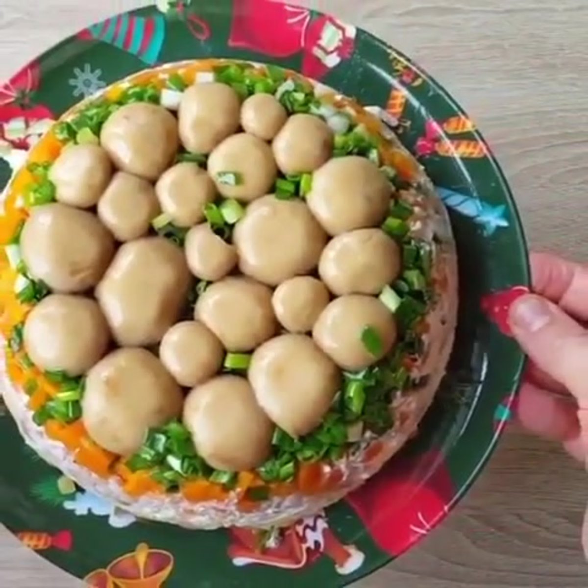 салат грибная корзинка рецепт из жар пиццы фото 111