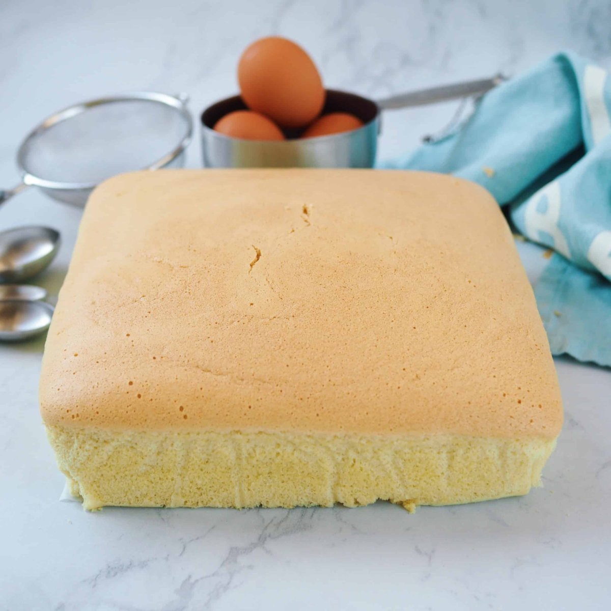 Castella Sponge Cake aesthetic