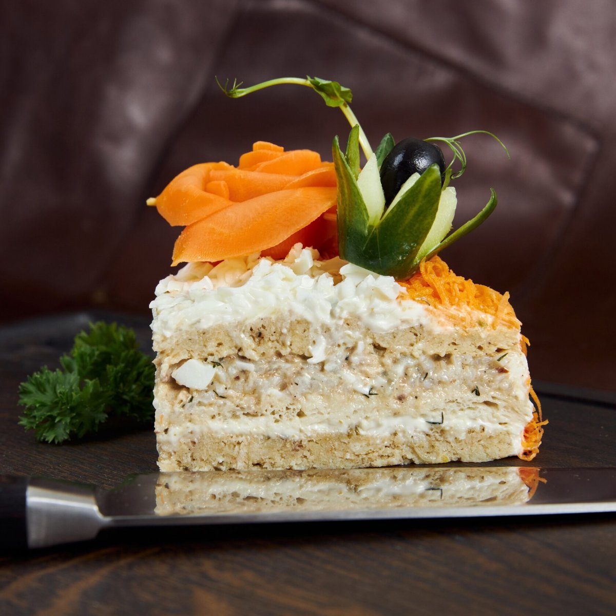 Скандинавский мясной торт
