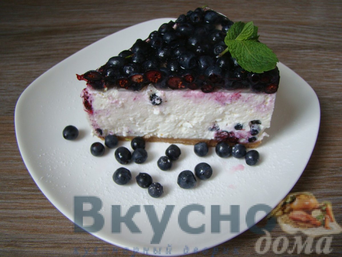 Чизкейк черничный десерт фэнтези