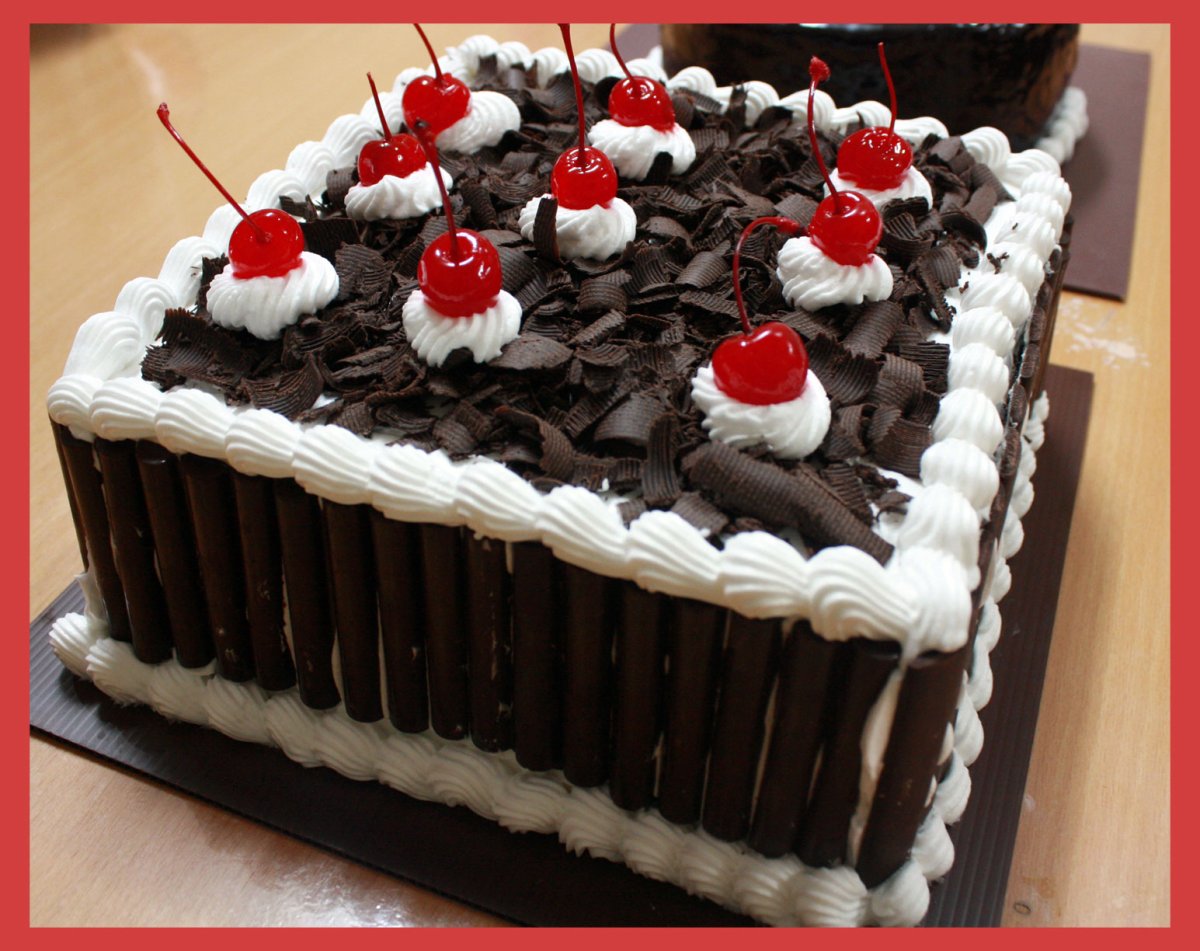 Торт "чёрный лес" (Black Forest Cake)