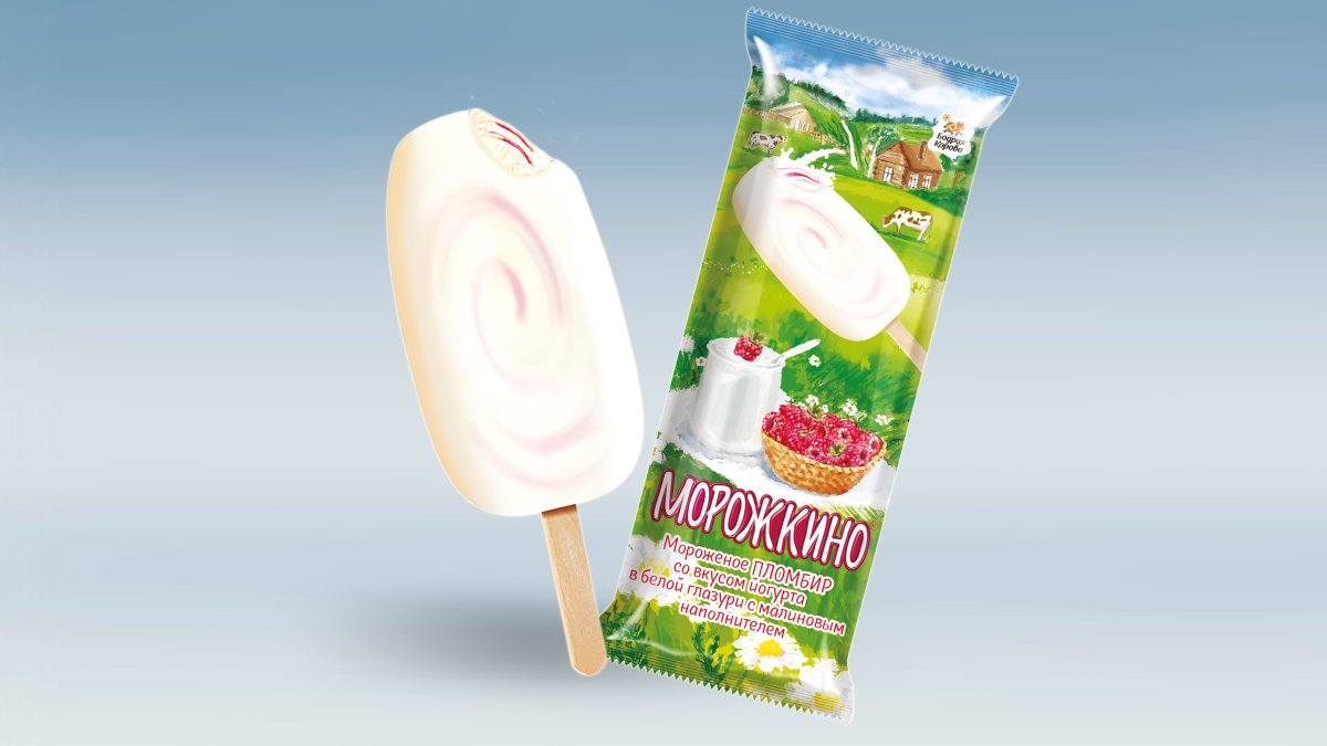 Мороженое пломбир эскимо