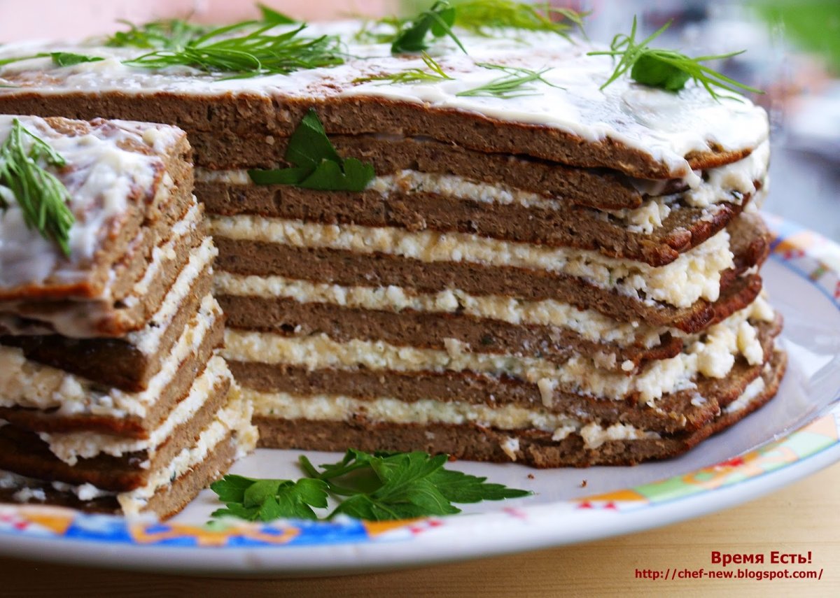 Самый вкусный печеночный торт
