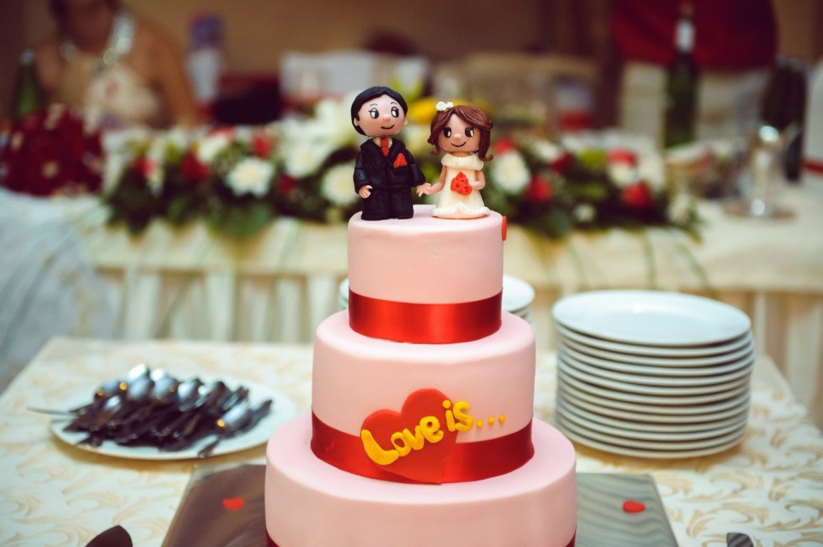 Торт Love is из крема