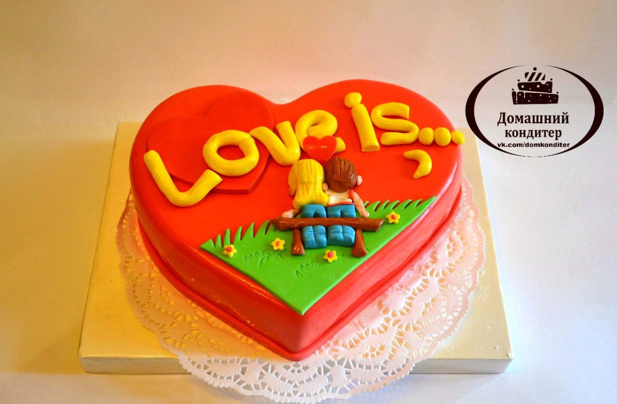 Торт жвачка Love