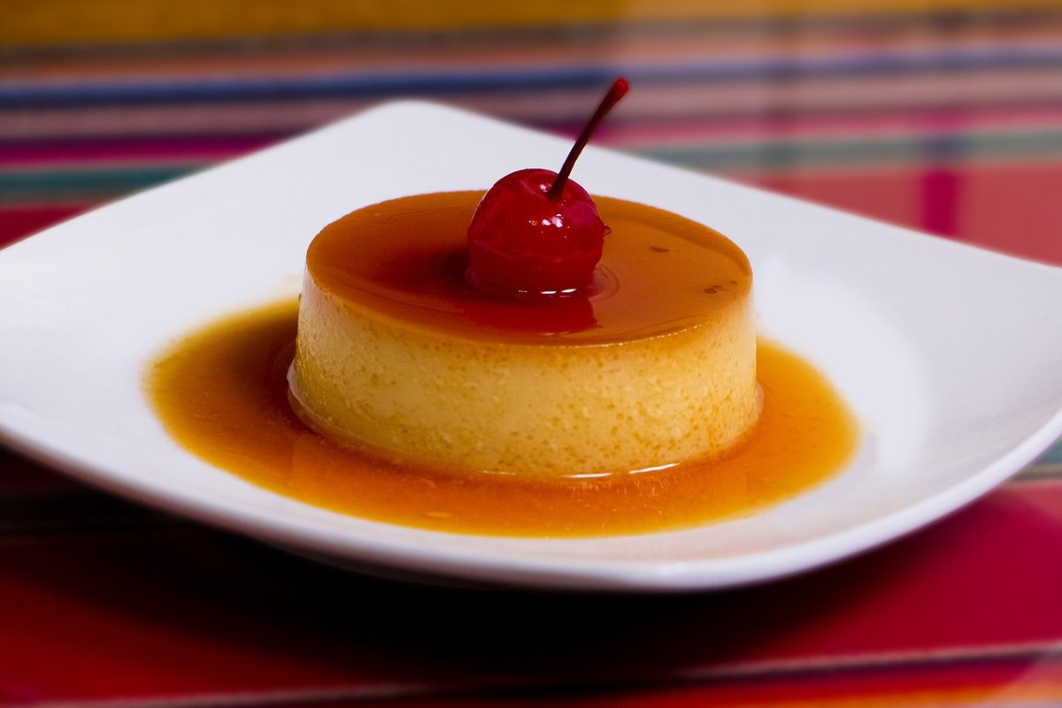 Испанское блюдо Флан Flan