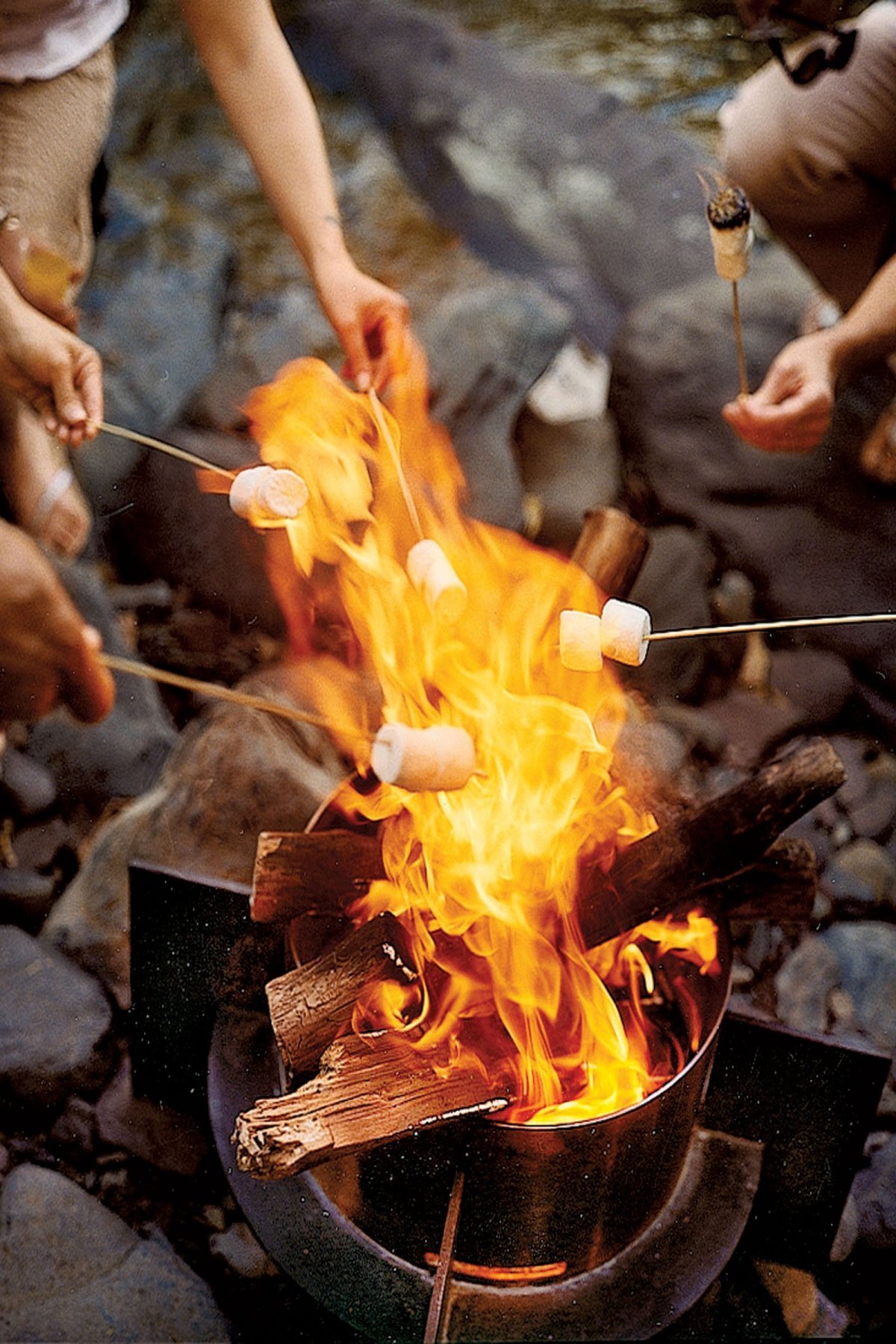 Marshmallow еда для костра