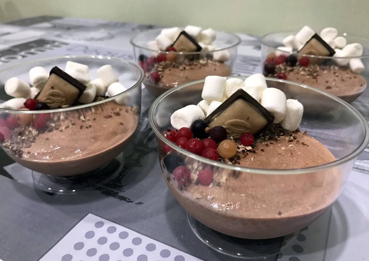 Суфле ванильное, шоколадное
