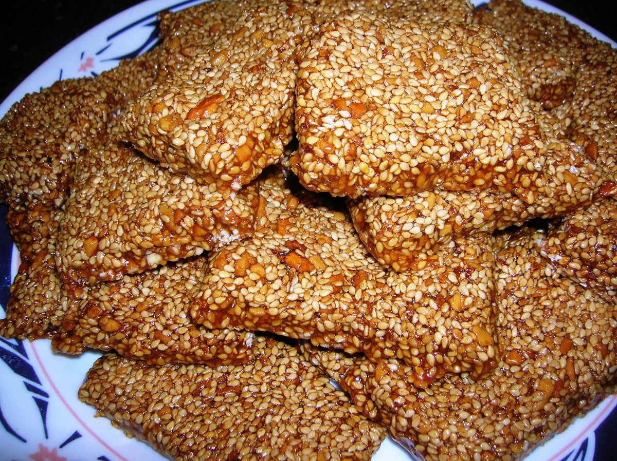 Печенье с кунжутом