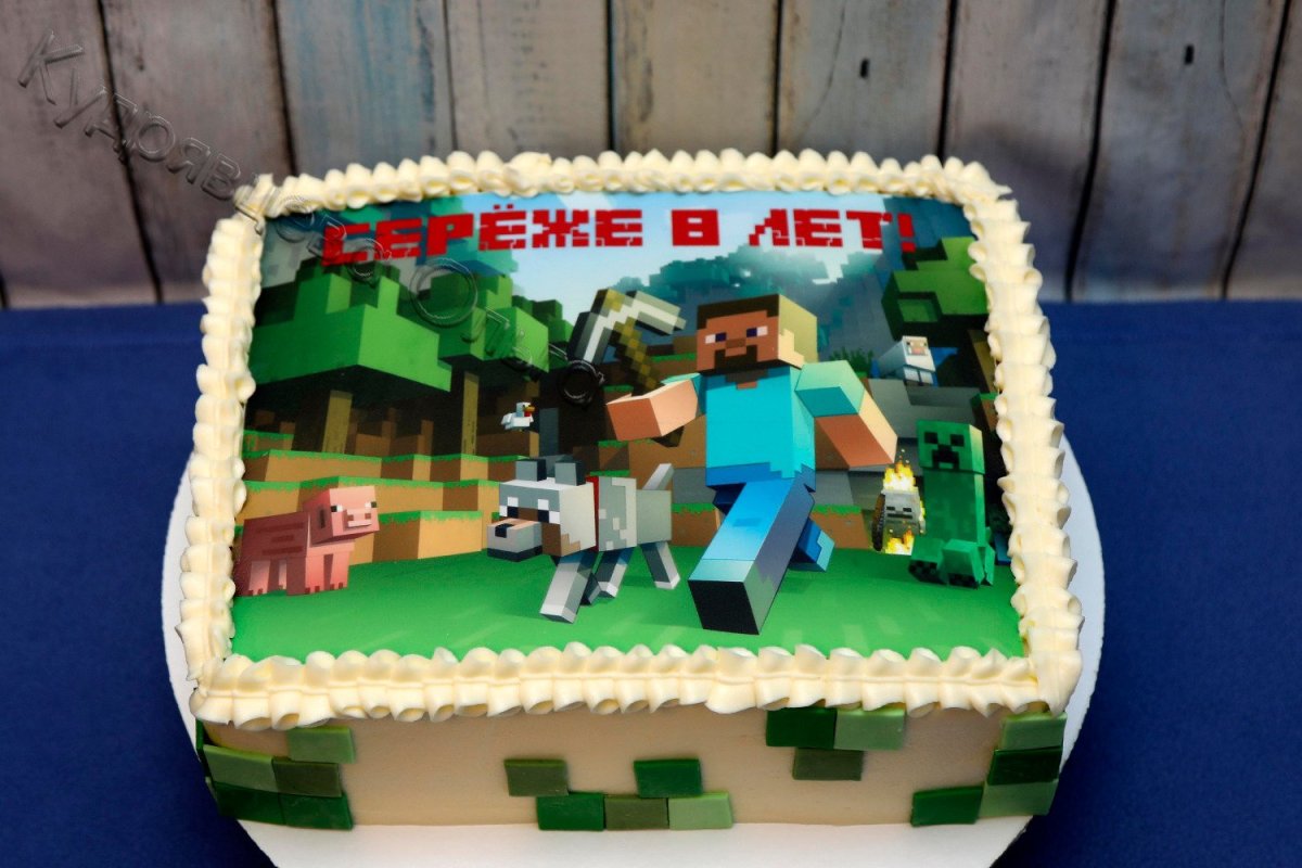 LEGO Minecraft LEGO Minecraft торт