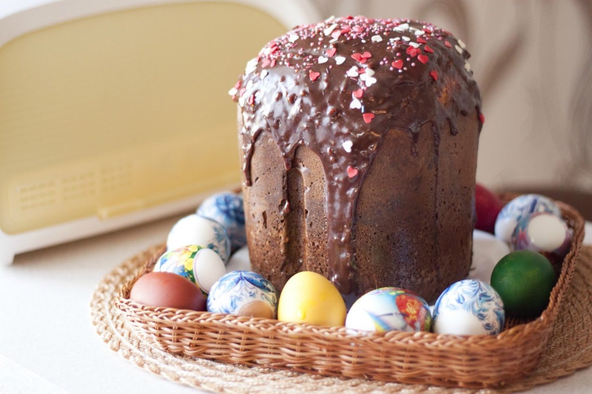 Украшение пасхальных куличей