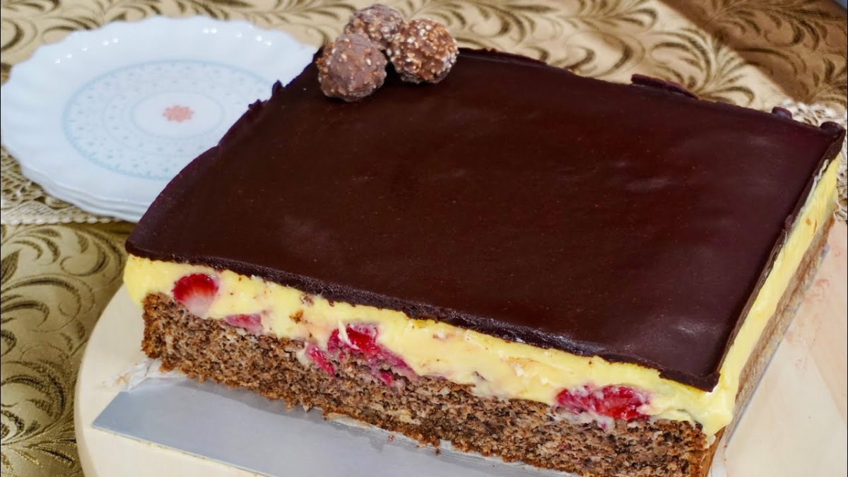 Şokaladli Balli tort