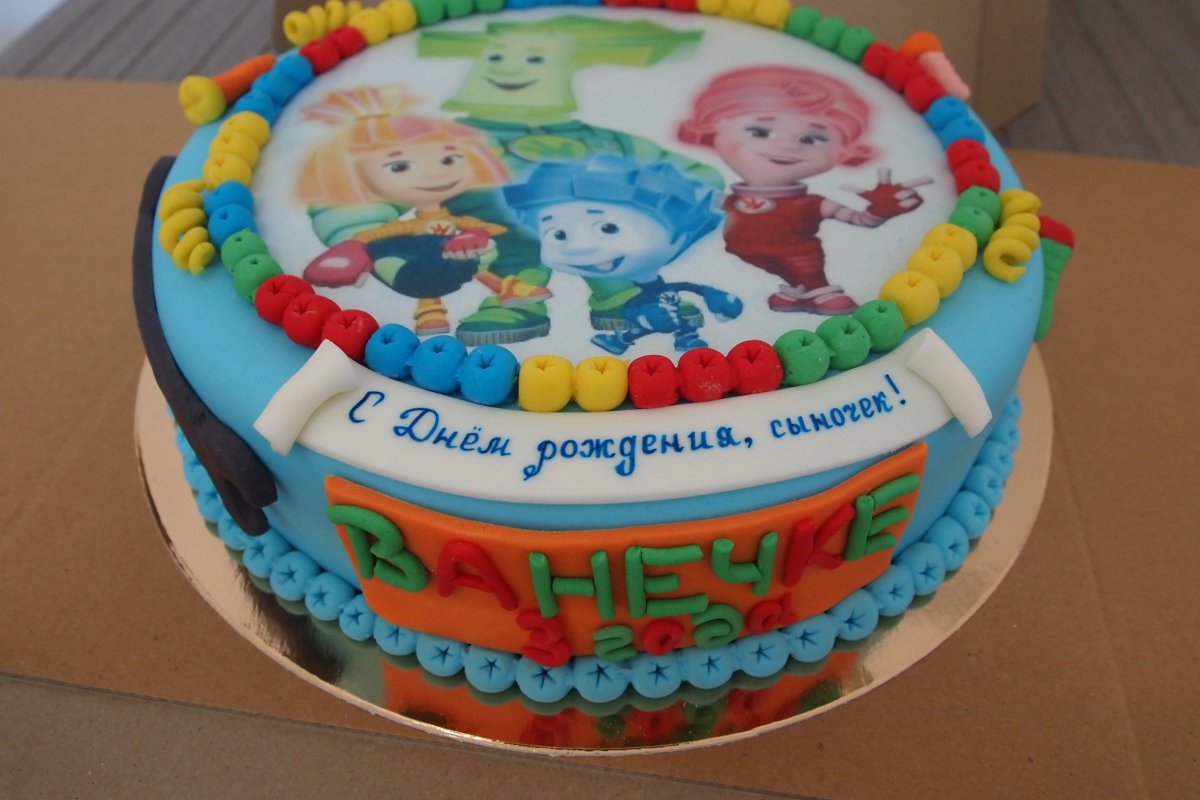 Торт с Фиксиками для мальчика 5 лет