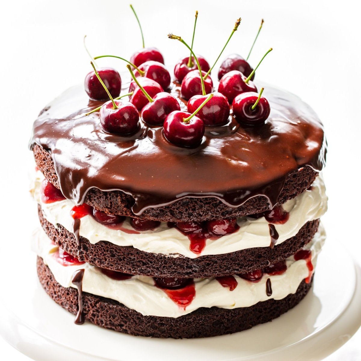 Торт "чёрный лес" (Black Forest Cake)