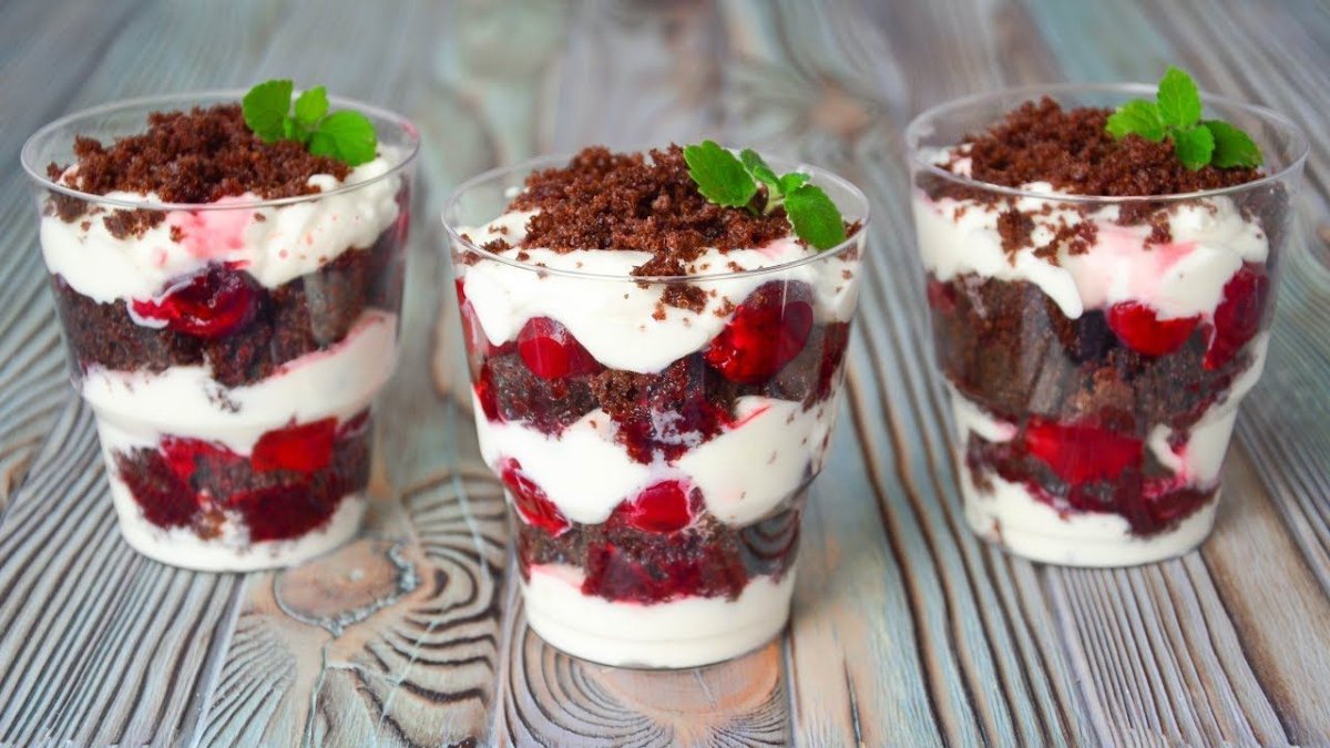 Торт "чёрный лес" (Black Forest Cake)