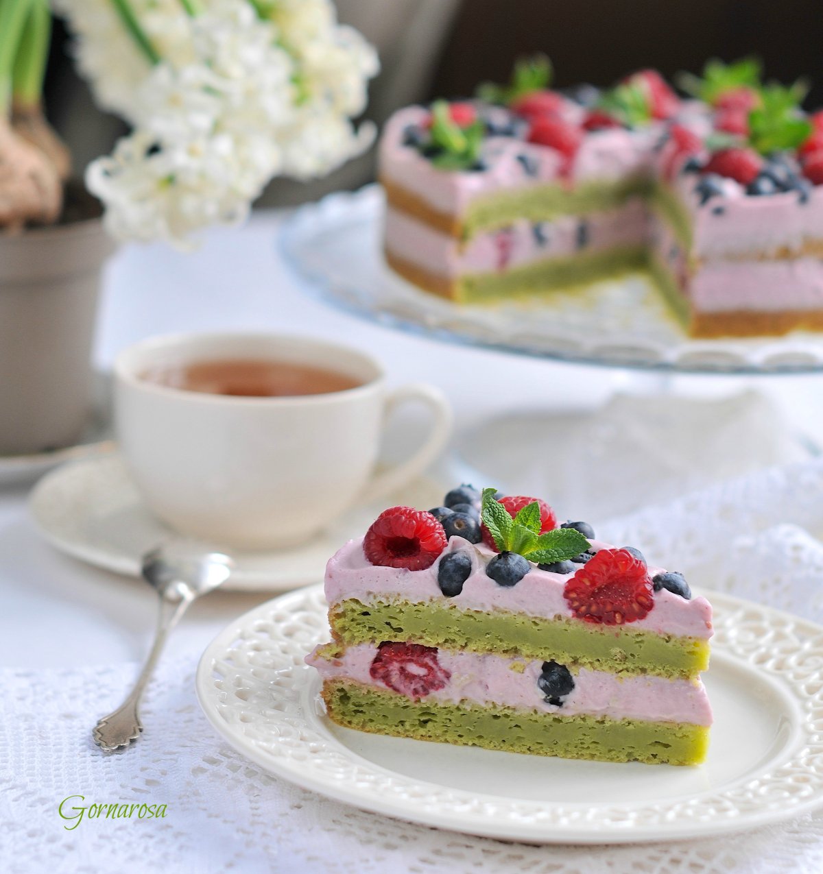 Красивый кусочек торта
