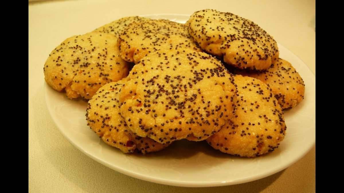 Творожно Маковое печенье