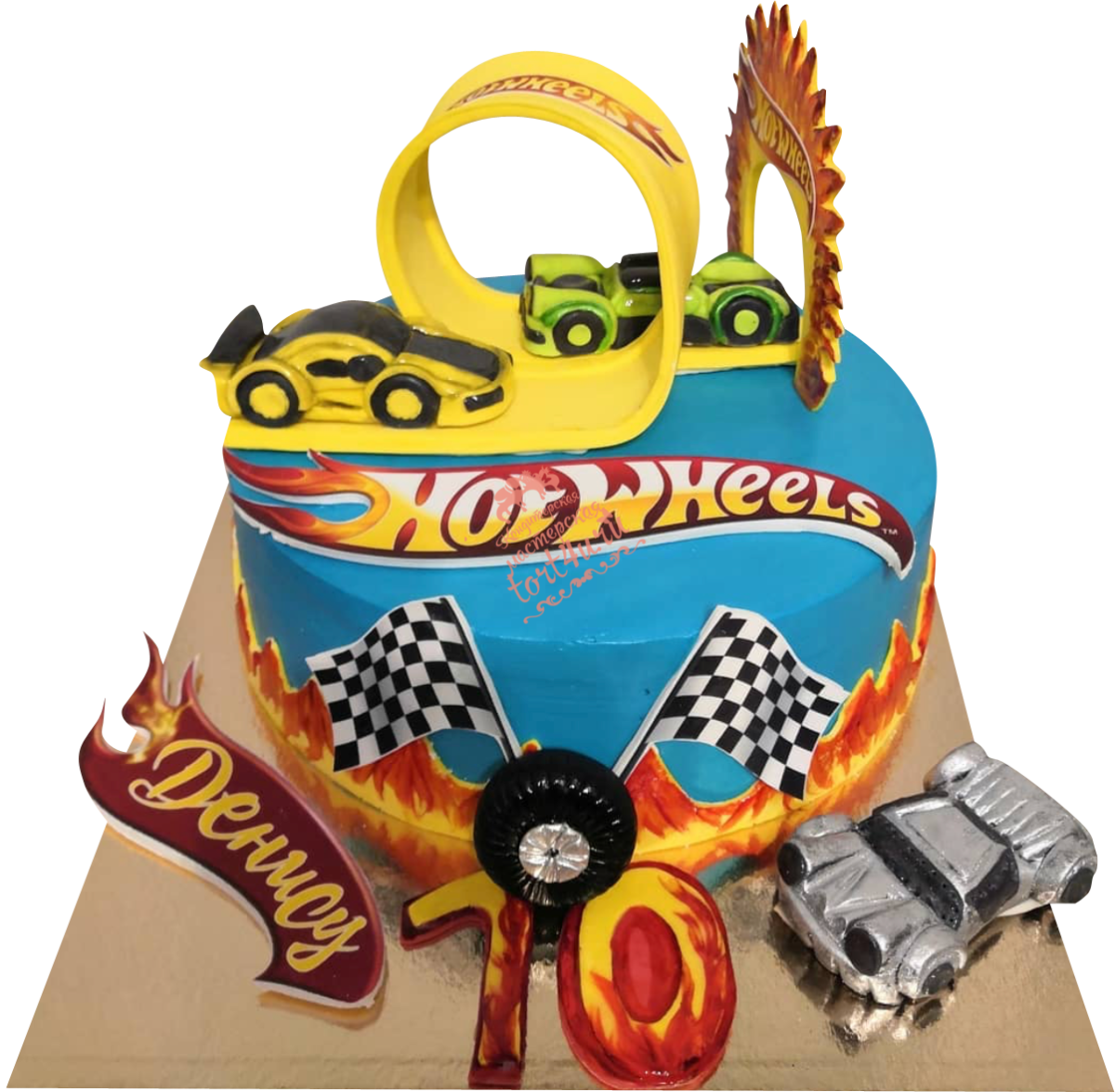 Свеча для торта hot Wheels