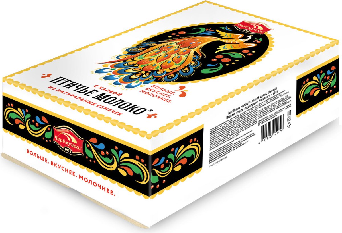 Торт Птичье молоко Черемушки, 600 г