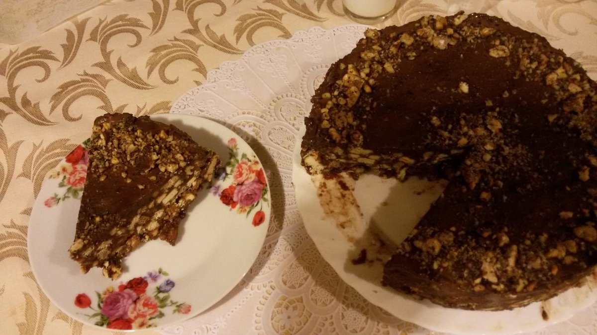 Торт без выпечки крем чиз