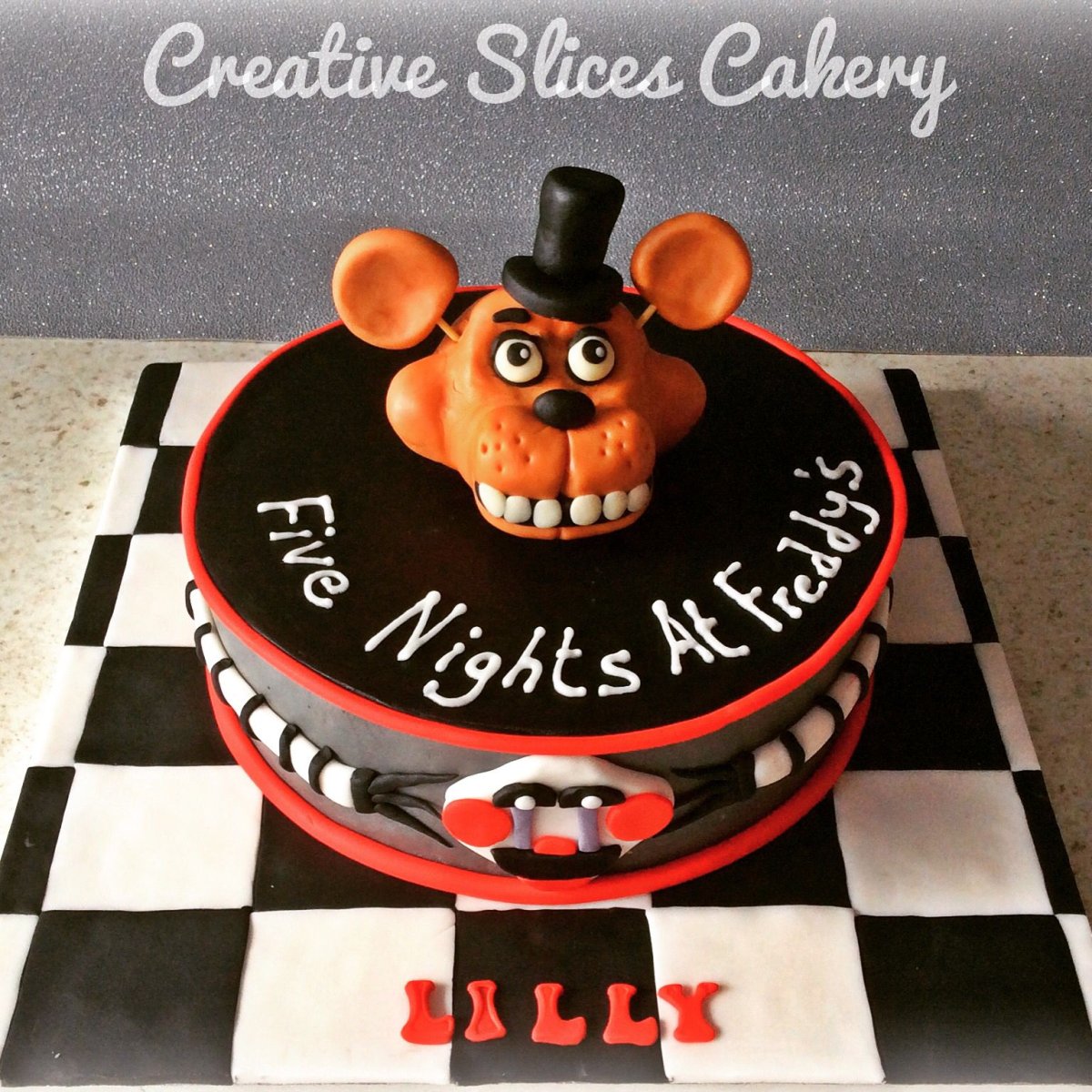 Торт FNAF на день рождения