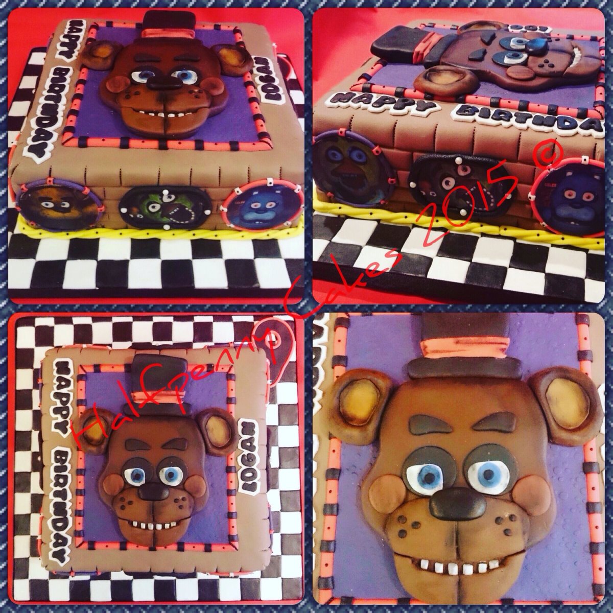 Торт FNAF 4