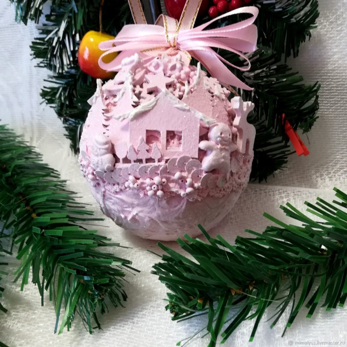 Зефирные новогодние игрушки