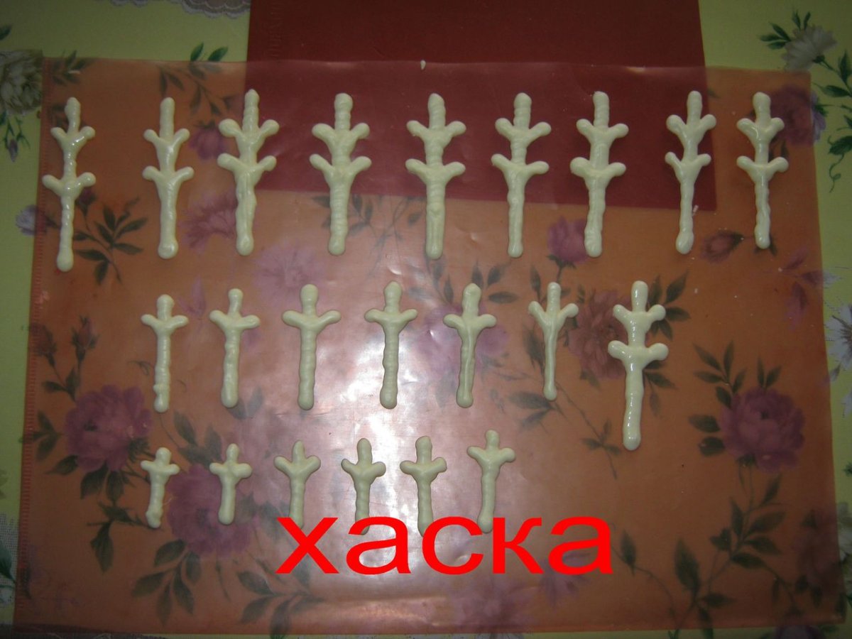 Кораллы из шоколада мастер класс